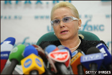 Head of Russia's Interstate Aviation Commission, Tatyana Anodina.