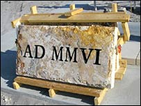 Pedra de fundação da cidade