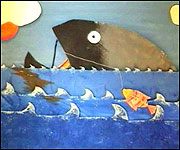 Still frame from the film