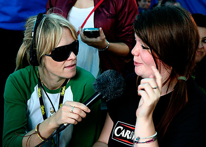 Edith Bowman live from Reading Festival Edith Bowman live from Reading Festival