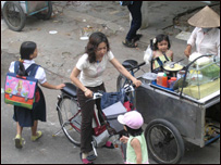 Cảnh bán hàng rong ở tp HCM