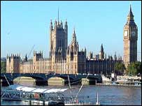 Londra'daki parlamento binası