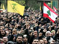 Beyrut'taki göstericiler