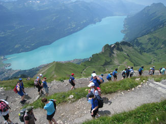At the top of the Rothorn