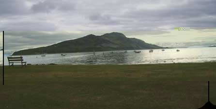 Arran looking dark and moody