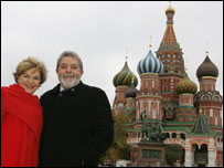 Lula e d. Marisa em Moscou (foto: Ricardo Stuckert/PR)