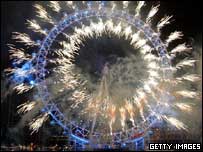 Novoroční oslavy v Londýně