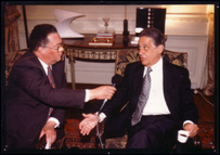 Jáder de Oliveira com FHC