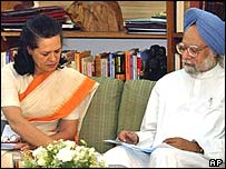 Gándhíová a Singh 