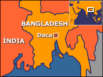 mapa de bangladesh