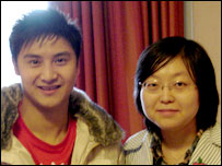 BBC中国网记者子川与田亮