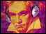 Beethoven with headphones