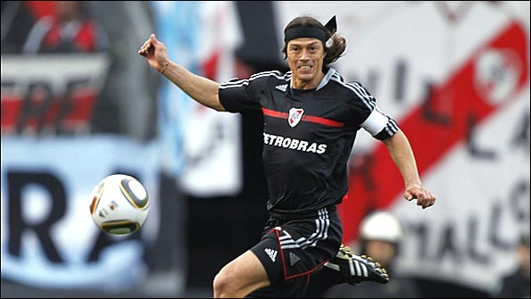 River Plate's Matias Almeyda