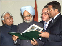 مشرف اور منموہن سنگھ