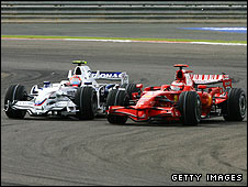 رابرت کوبیکا و کیمی رایکونن