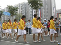 Các vận động viên Trung Quốc vào làng thế vận