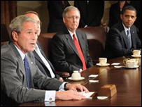 George Bush ve ABD siyasetinin önde gelen isimleri