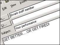 धमकाने वाले ई-मेलों से ब्लड प्रेशर ऊँचा