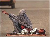 گدايی در خيابانهای کابل