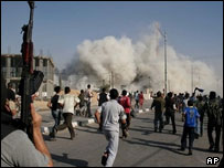 حمله طرفداران حماس به مقر تشکیلات امنیتی فتح در غزه