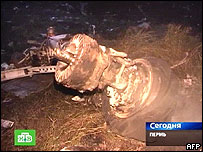 Televisão mostra imagens da tragédia