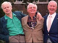 Ian Lavender, Clive Dunn and Bill Pertwee.