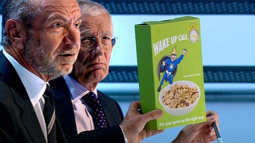 Sir Alan and Nick with Wake Up Call