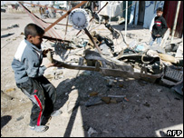 There were at least three chlorine bomb attacks during February