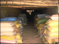 کندهار کې د نشه يي توکو يوه پخوانۍ زېرمه