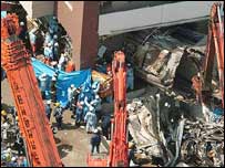 لاشه واگنهای قطار