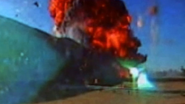 El vuelo American 77 al estrellarse sobre el Pentágono