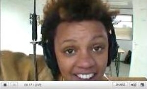 Gemmas Hair on the Webcam