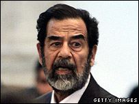 Saddam Hussein la proces