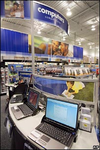 笔记本电脑柜台