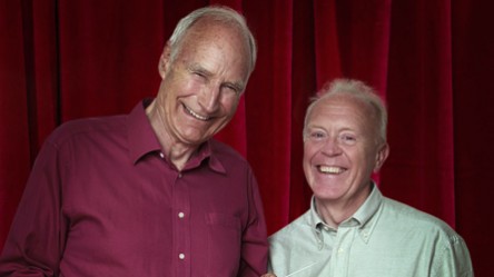 Peter Snow with his mentor, Peter Stark