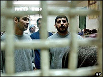 İsrail cezaevlerinde bulunan Filistinliler