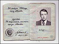 Victor's Russian passport