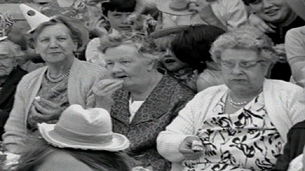 A street party to celebrate the investiture, 1969, Butetown, Cardiff