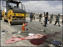 په کابل کې د ځانمرگي بريد سيمه