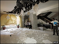 Mansur Oteli'nin lobisi