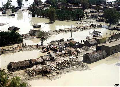 बलूचिस्तान में बाढ़ से तबाही