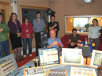 Chris Stumbles last weather forecast on air