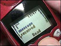 Mobile phone message