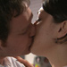 Ruth and Andy kissing