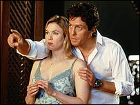 Renee Zellweger e Hugh Grant em Bridget Jones 2
