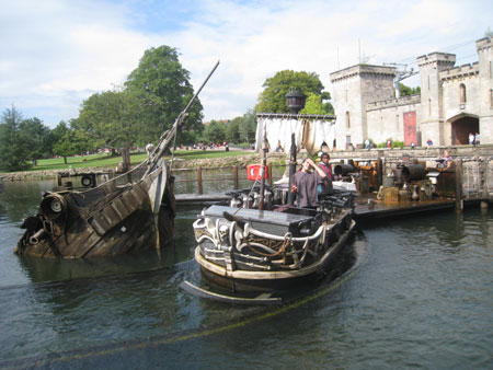Galleon water ride at Alton Towers