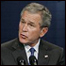 Bush em discurso na segunda-feira (Foto: Associated Press)