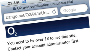 O2 age verification notice