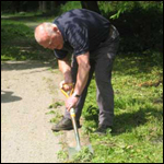 Norman Brown hard at work