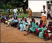 Patients waiting for treatment